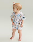 Load image into Gallery viewer, Short Sleeve Bubble Romper | Groovy Girl