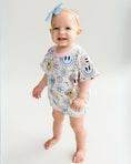 Load image into Gallery viewer, Short Sleeve Bubble Romper | Groovy Girl