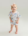 Load image into Gallery viewer, Short Sleeve Bubble Romper | Groovy Girl