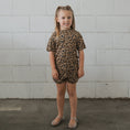 Load image into Gallery viewer, Girl's Bamboo Short Set | Leopard