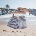 Load image into Gallery viewer, Child Board Short | Olive Stripe