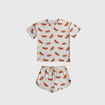 Load image into Gallery viewer, Girl's Bamboo Short Set | Hot Dogs