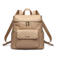 Load image into Gallery viewer, Signature Diaper Bag Latte Brown