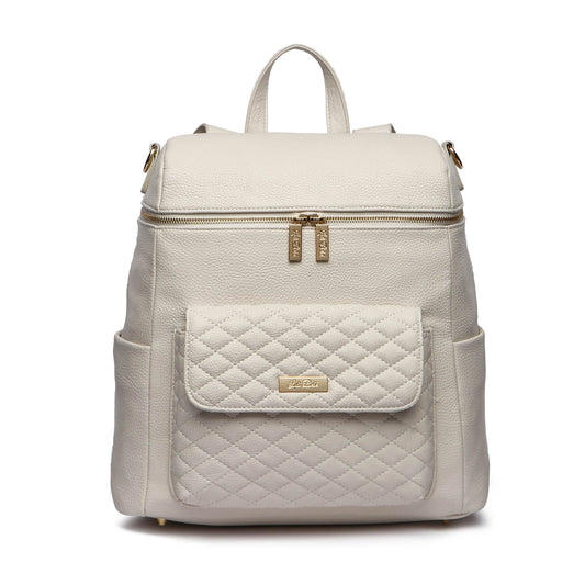 Signature Diaper Bag Pearl White