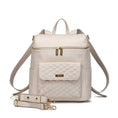 Load image into Gallery viewer, Signature Diaper Bag Pearl White