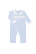 Load image into Gallery viewer, Signature Smocked Boys Playsuit