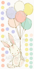 Load image into Gallery viewer, Baby animals inside Hot Air Balloons - Fabric Nursery Wall Art Decals