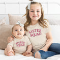 Load image into Gallery viewer, Embroidered "Sister Squad" Coordinating Sister Outfits