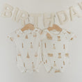 Load image into Gallery viewer, Short Sleeve Bamboo Snapsuit | Birthday Boy