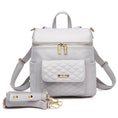 Load image into Gallery viewer, Petit Diaper Bag Stone Grey