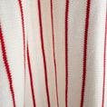 Load image into Gallery viewer, Knit Ruffle Romper | Picnic Pinstripe