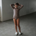 Load image into Gallery viewer, *PRE-ORDER* Girl's Long Sleeve Swimsuit | Leopard