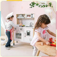 Load image into Gallery viewer, Tiny Land® Interactive Play Kitchen with Sounds & Cookware