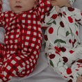 Load image into Gallery viewer, Bamboo Zip Pajamas | Cherry