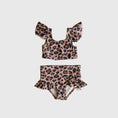 Load image into Gallery viewer, *PRE-ORDER* Girl's Two Piece Swimsuit | Leopard