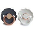 Load image into Gallery viewer, FRIGG Daisy Natural Rubber Pacifier 2-Pack