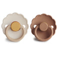 Load image into Gallery viewer, FRIGG Daisy Natural Rubber Pacifier 2-Pack