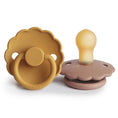Load image into Gallery viewer, FRIGG Daisy Natural Rubber Pacifier 2-Pack