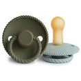 Load image into Gallery viewer, FRIGG Rope Natural Rubber Pacifier 2-Pack