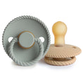 Load image into Gallery viewer, FRIGG Rope Natural Rubber Pacifier 2-Pack