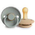 Load image into Gallery viewer, FRIGG Rope Natural Rubber Pacifier 2-Pack