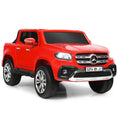 Load image into Gallery viewer, 12V 2-Seater Kids Ride On Car Licensed Mercedes Benz X Class RC with Trunk-Red