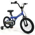 Load image into Gallery viewer, 16 Inch Kids Bike with Helmet Protective Set Dark Blue