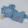 Load image into Gallery viewer, USA Daisy Bamboo Sweatshirt Romper