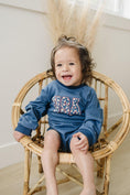 Load image into Gallery viewer, USA Daisy Sweatshirt Romper