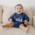 Load image into Gallery viewer, USA Sweatshirt Romper - more colors
