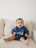 Load image into Gallery viewer, USA Sweatshirt Romper - more colors
