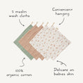 Load image into Gallery viewer, Muslin Cotton Washcloth