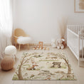 Load image into Gallery viewer, Baby Animals ABC Rug / World map Area Rug