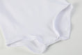 Load image into Gallery viewer, White Collared Unisex Long Sleeve Bodysuit Romper
