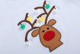 Load image into Gallery viewer, White Pompom Reindeer and Green Pants Set