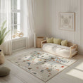Load image into Gallery viewer, Baby Animals ABC Rug / World map Area Rug