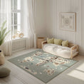 Load image into Gallery viewer, Baby Animals ABC Rug / World map Area Rug