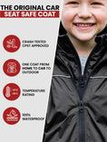 Load image into Gallery viewer, Car Seat Coat | The Road Coat Arctic - Black