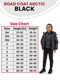 Load image into Gallery viewer, Car Seat Coat | The Road Coat Arctic - Black
