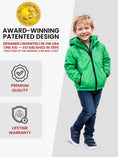 Load image into Gallery viewer, Car Seat Coat | The Road Coat Arctic - Green