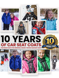 Load image into Gallery viewer, Car Seat Coat | The Road Coat Vegan - Black