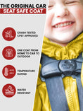 Load image into Gallery viewer, Car Seat Coat | The Road Coat Vegan - Construction Print