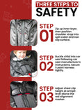 Load image into Gallery viewer, Car Seat Coat | The Road Coat Vegan - Construction Print