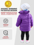 Load image into Gallery viewer, Car Seat Coat | The Road Coat Vegan - Purple