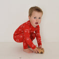 Load image into Gallery viewer, Bamboo Zip Pajamas | Fire Truck