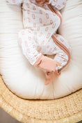Load image into Gallery viewer, Neutral Rectangle Baby Pajamas | Zipper Romper