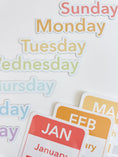 Load image into Gallery viewer, Days, Months, Seasons Flashcards and Magnets
