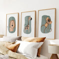 Load image into Gallery viewer, Cute Safari Baby Animals Set of 3 Art Prints
