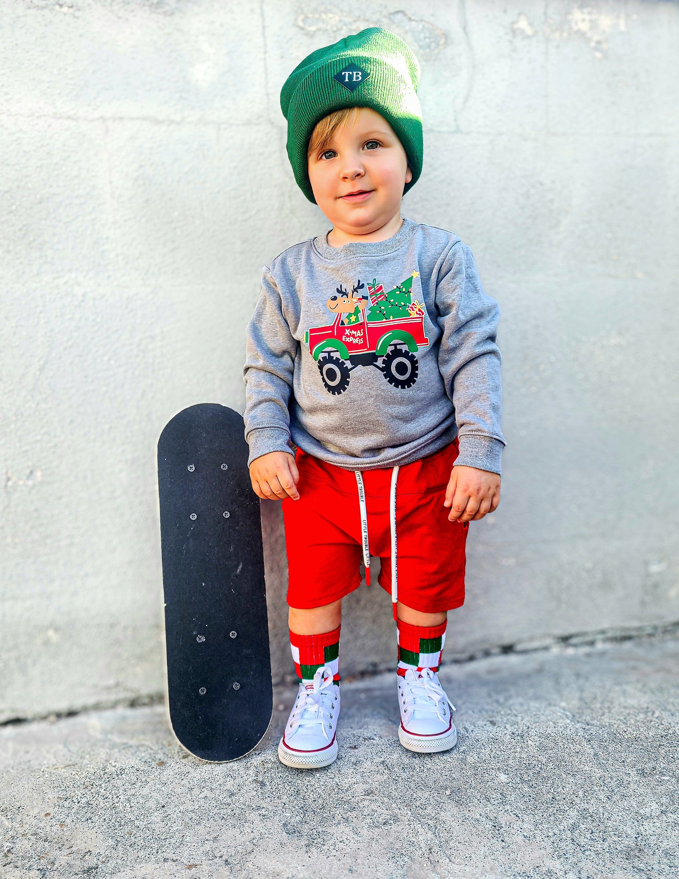 Red + Green Checker