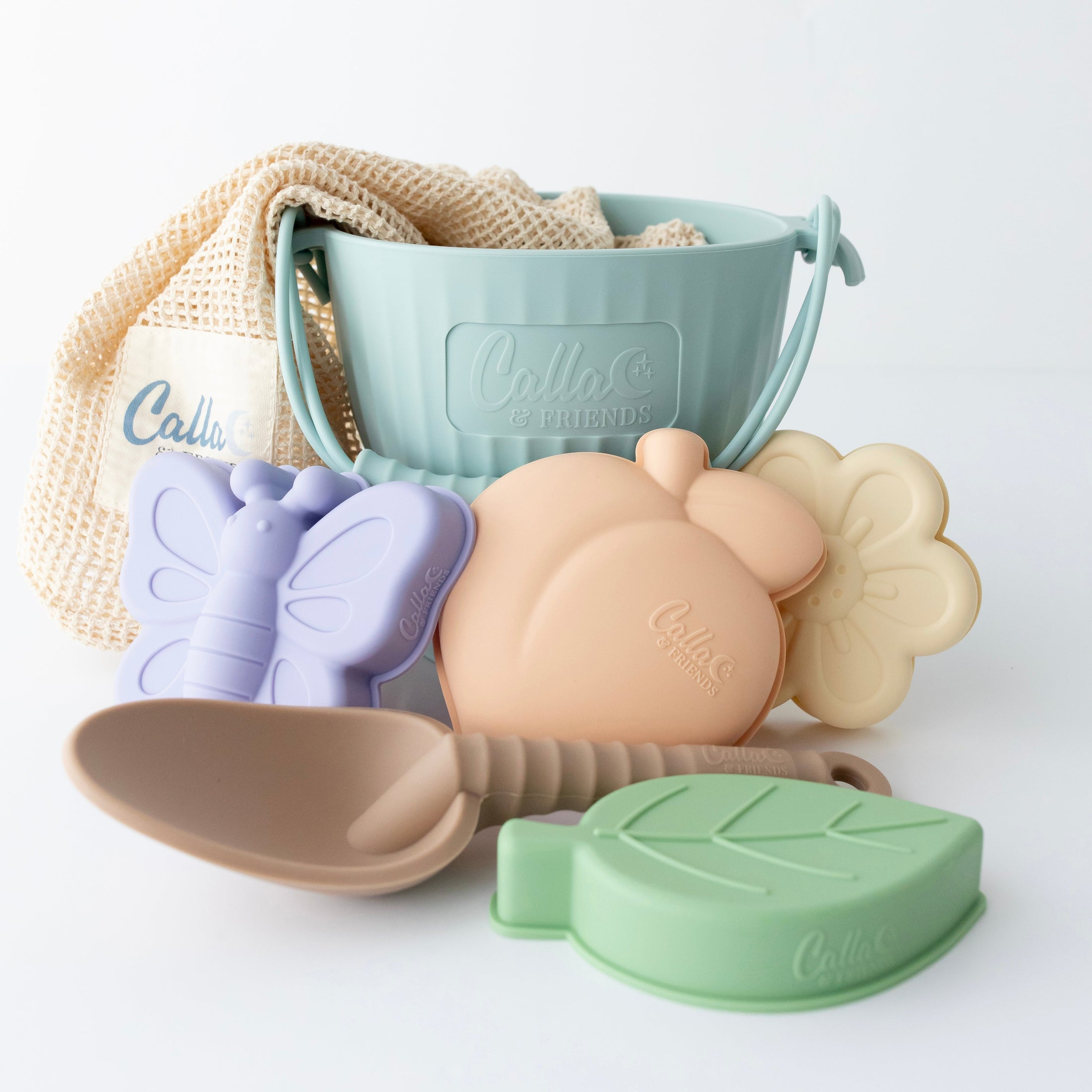 Peach Blossom Silicone Beach Toy Set